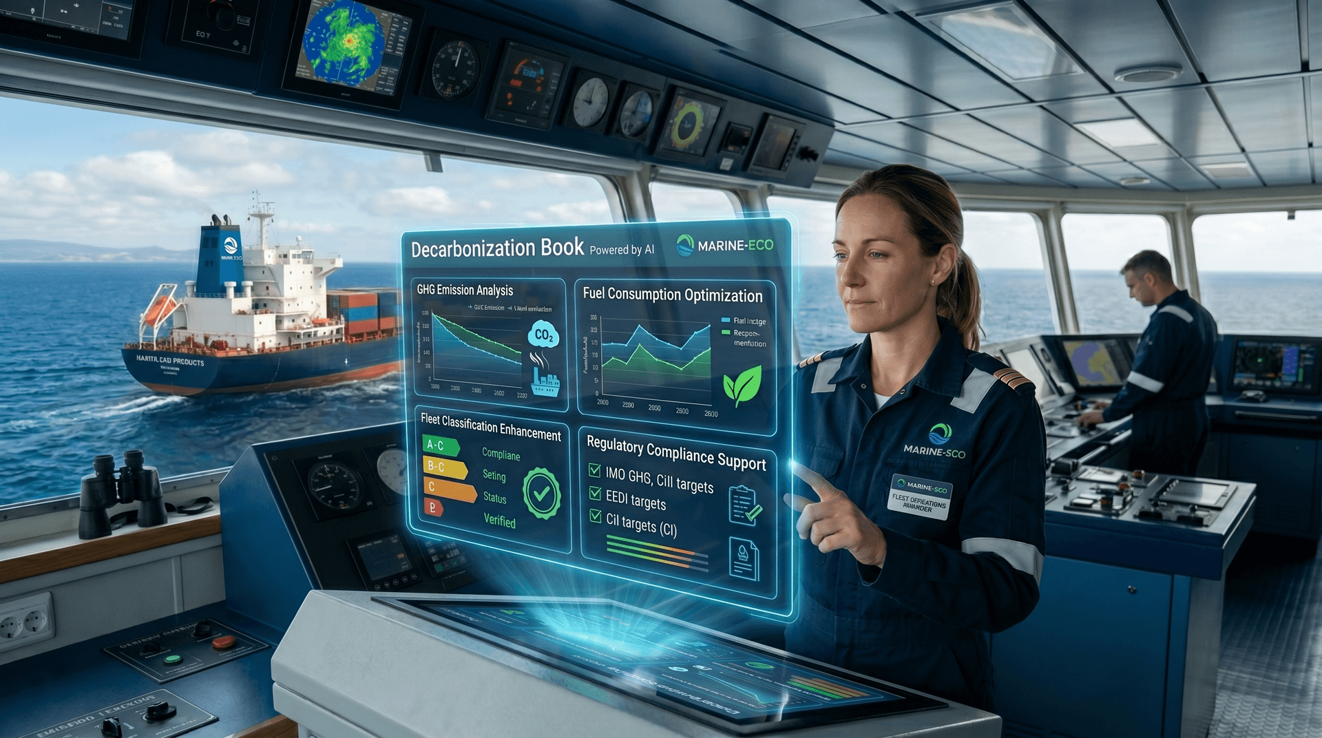 Marine Log dashboard preview